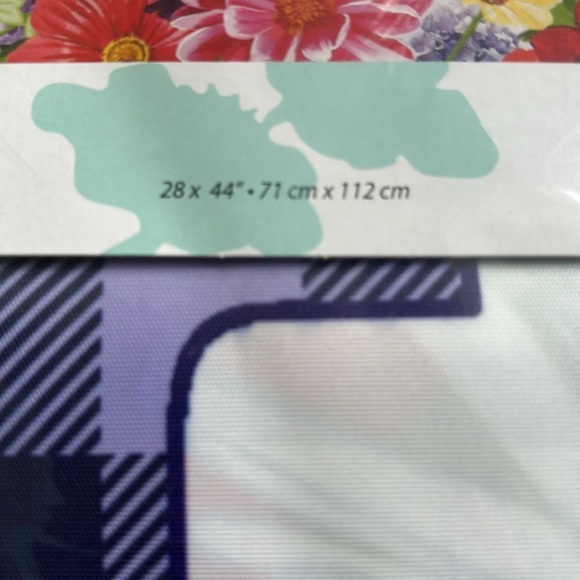 Meadow Creek Premium HOME butterfly & flowers decorative house flag- 28 x 44 - Picture 4 of 4